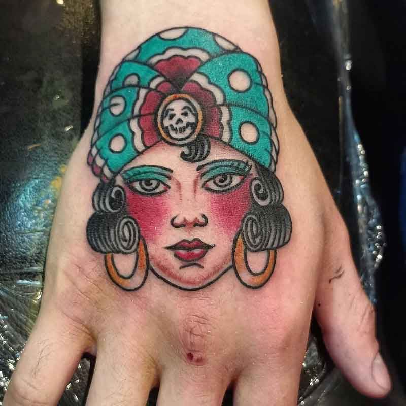 Gypsy Hand Tattoos 3