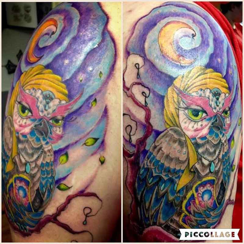 Gypsy Owl Tattoo 1
