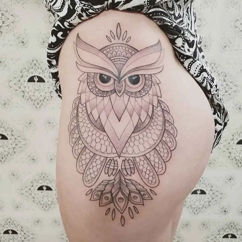 Gypsy Owl Tattoo 2