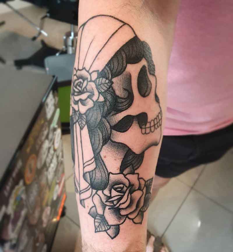 Gypsy Skull Tattoo 1