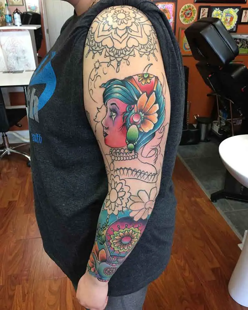 Gypsy Tattoo Sleeve 2