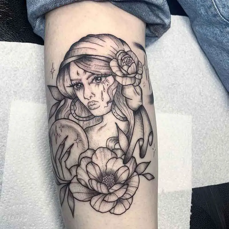 Gypsy Witch Tattoo 2