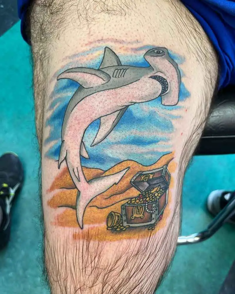 Hammerhead Shark Tattoo Designs 3