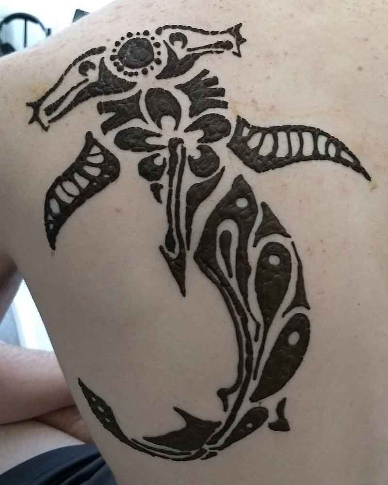 Hawaiian Hammerhead Shark Tattoo 1