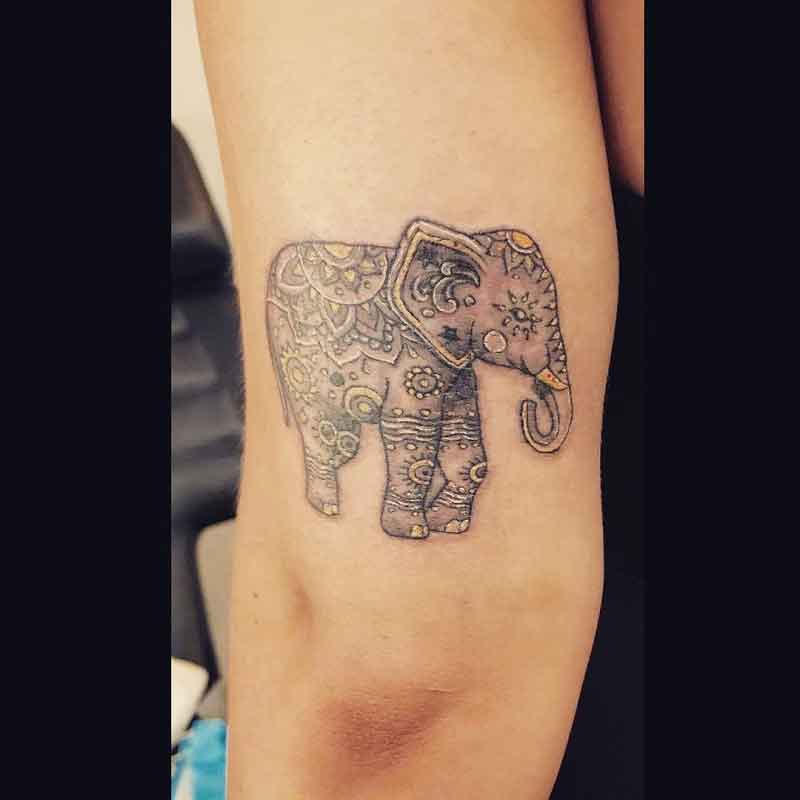 Henna Elephant Tattoo 2