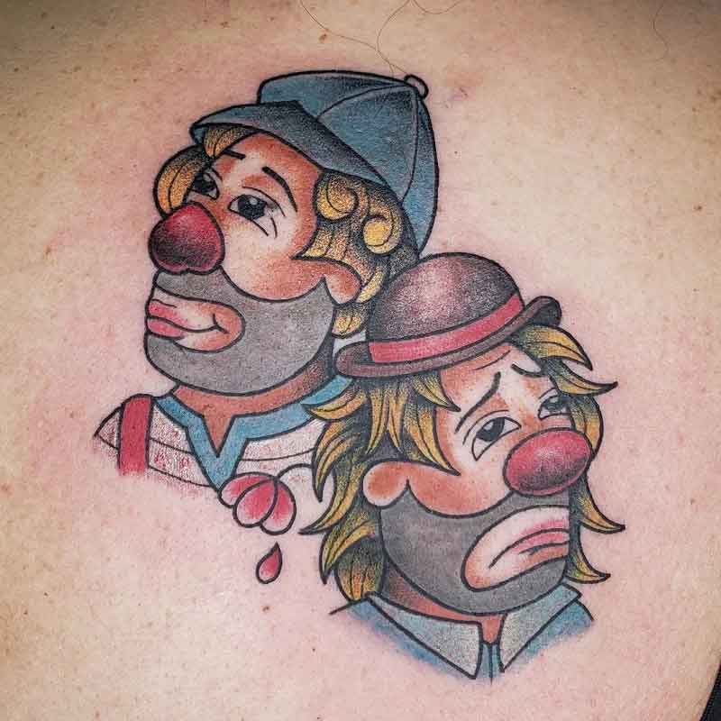 Hobo Clown Tattoo 1