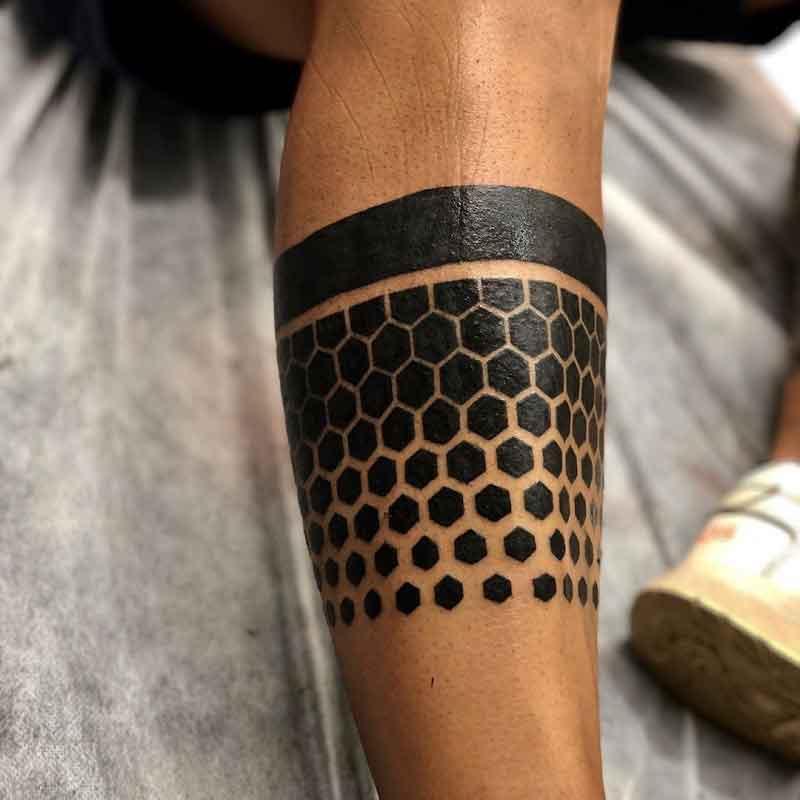 Honeycomb Geometric Tattoo 1