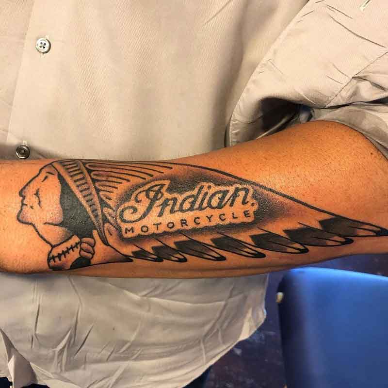 Carbon Tattoo Ink Made From An Indian Motorcycle