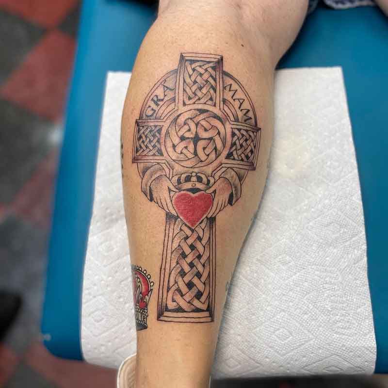 Irish Cross Tattoo 1