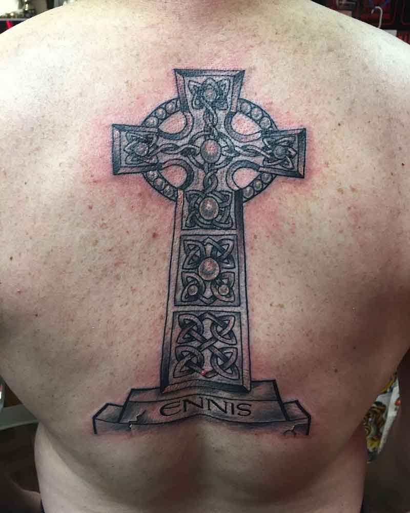 Irish Cross Tattoo 2