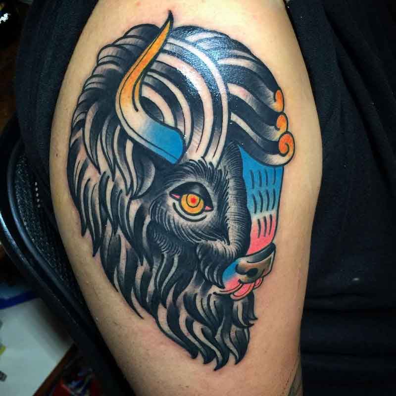 Iron Bison Tattoo 3