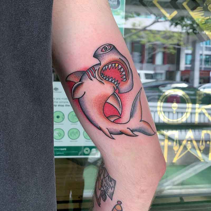 Japanese Hammerhead Shark Tattoo 1