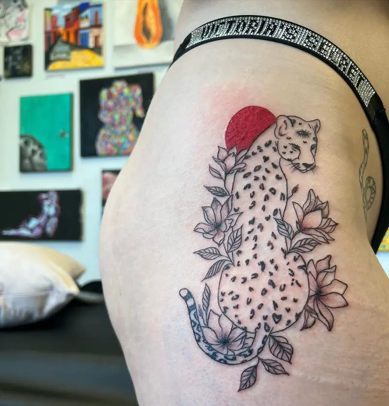 Japanese Leopard Tattoo 2