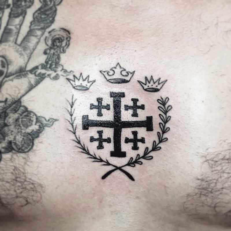 Jerusalem Cross Tattoo 2
