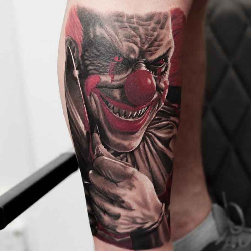 Killer Clown Tattoos 1
