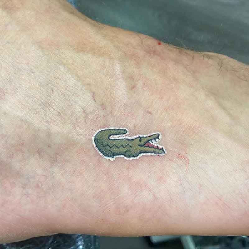 Lacoste Alligator Tattoo 3