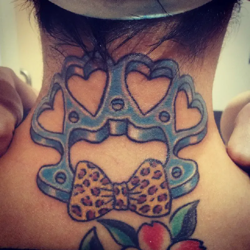 Leopard Bow Tattoo 1