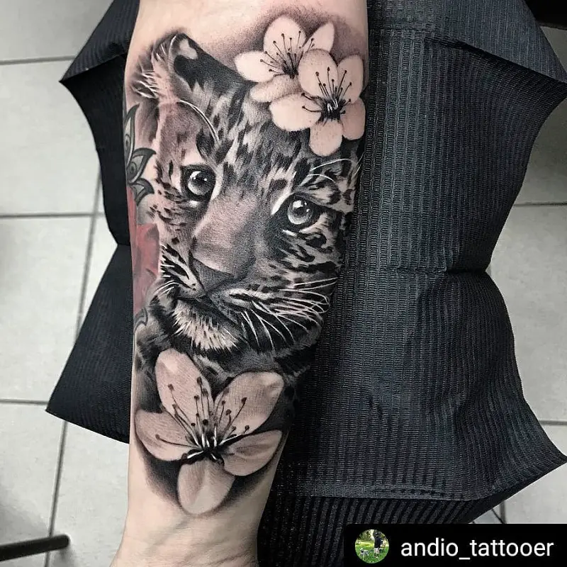 Leopard Cub Tattoo 3