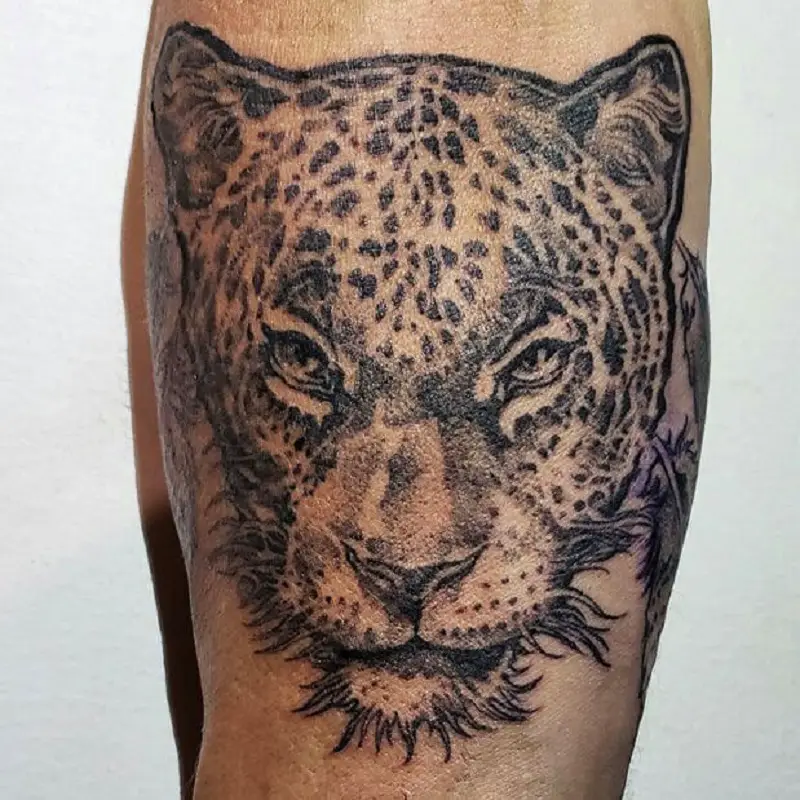 Leopard Head Tattoo 1