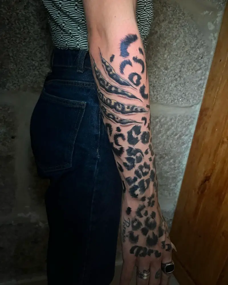 Leopard Scratch Tattoo 2