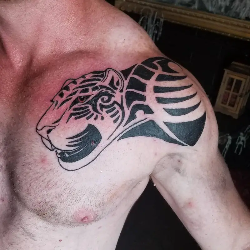 Leopard Tribal Tattoo 1