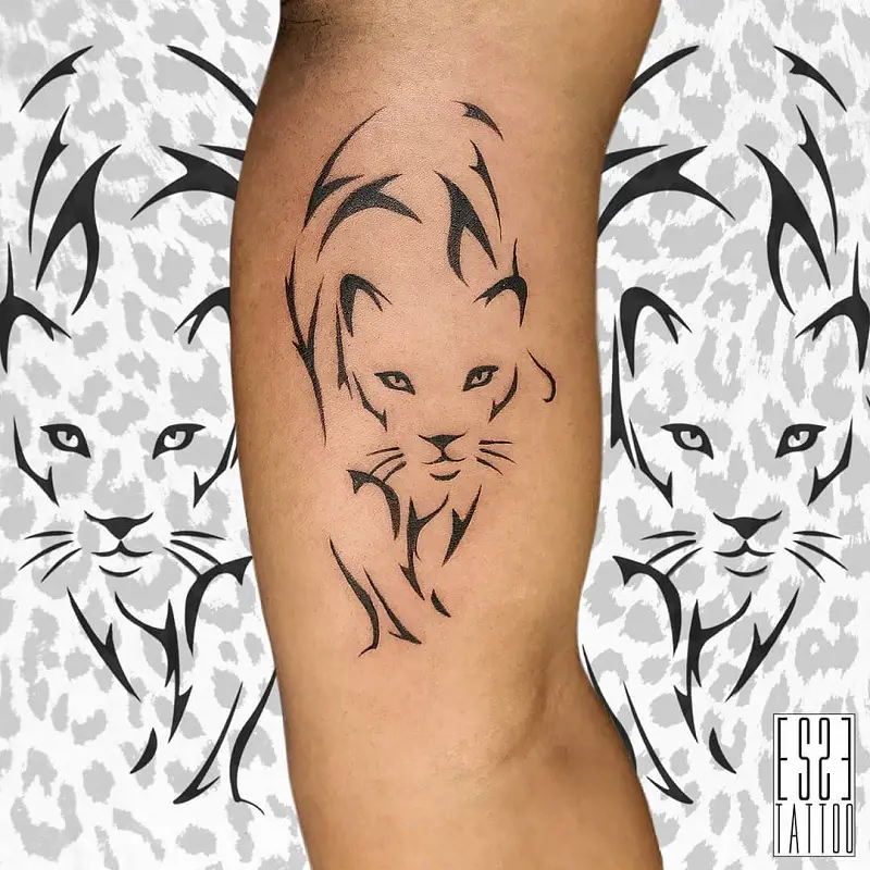 Leopard Tribal Tattoo 3