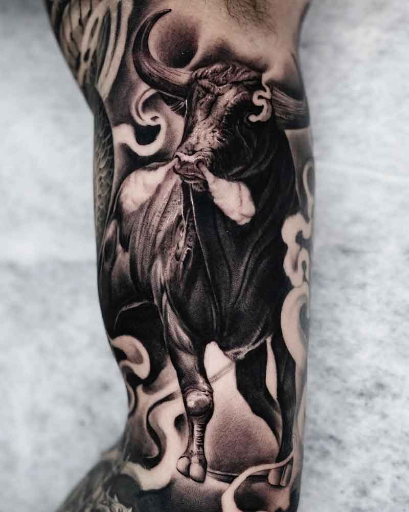 Mad Bull Tattoo 1