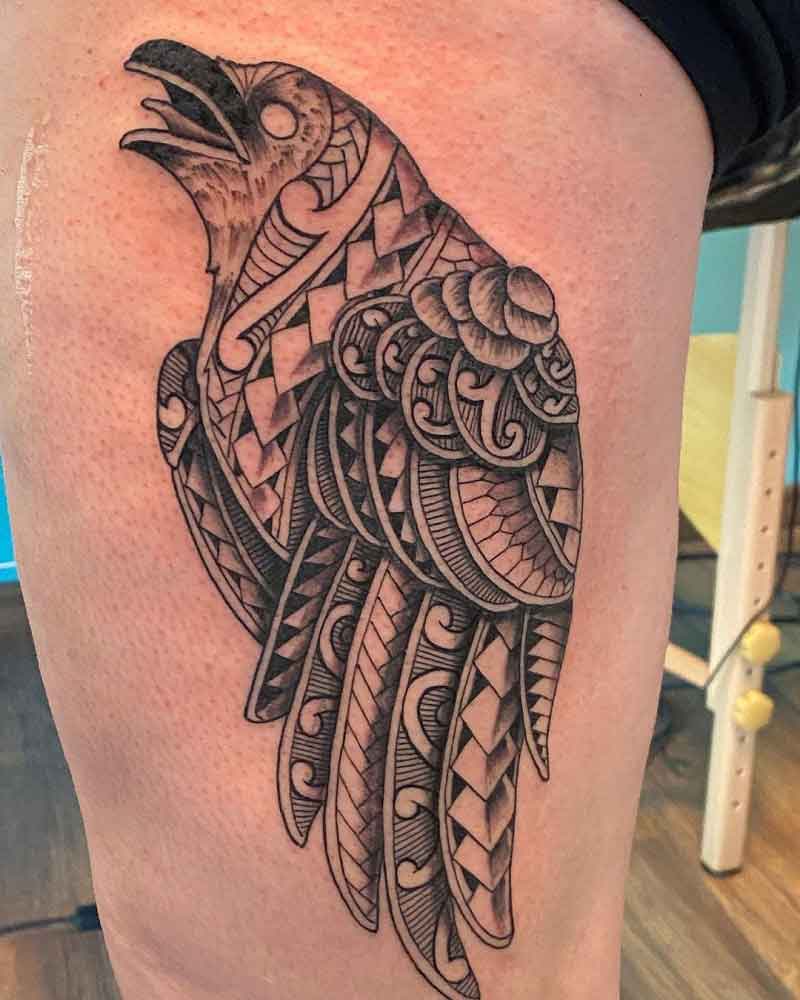 Maori Bird Tattoo 1