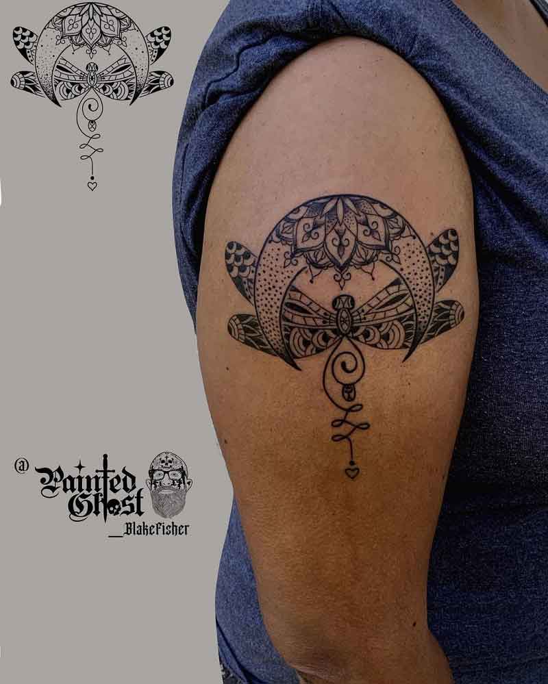 Maori Dragonfly Tattoo 1