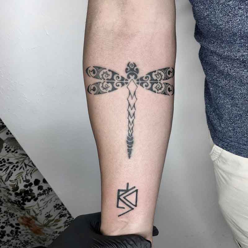 Maori Dragonfly Tattoo 2