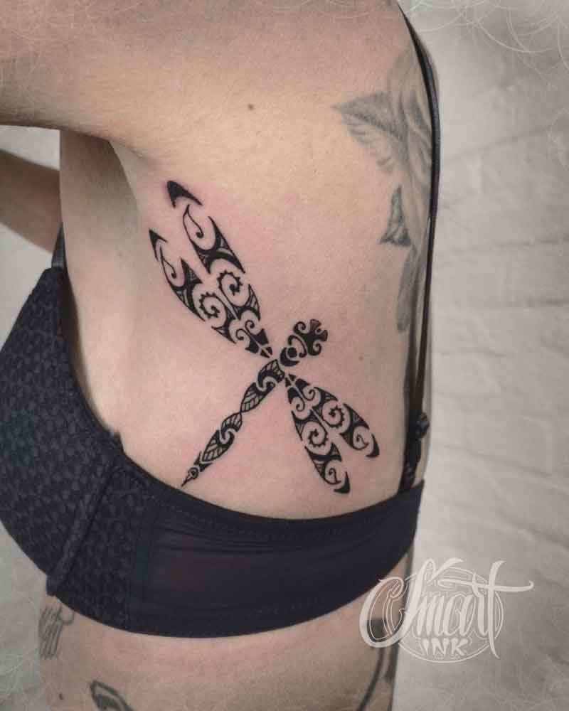 Maori Dragonfly Tattoo 3