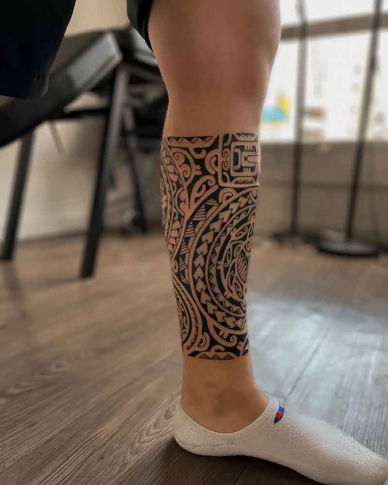 Maori Na Perna Bones Tattoo Preco 1