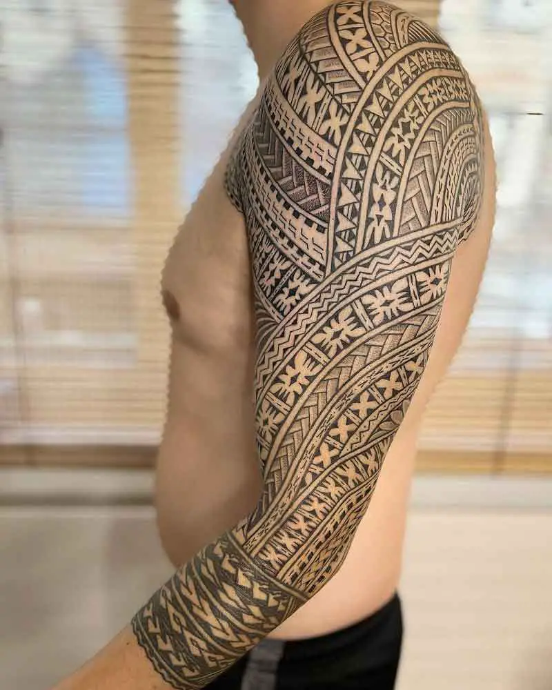 Maori Sholder Tattoo 2