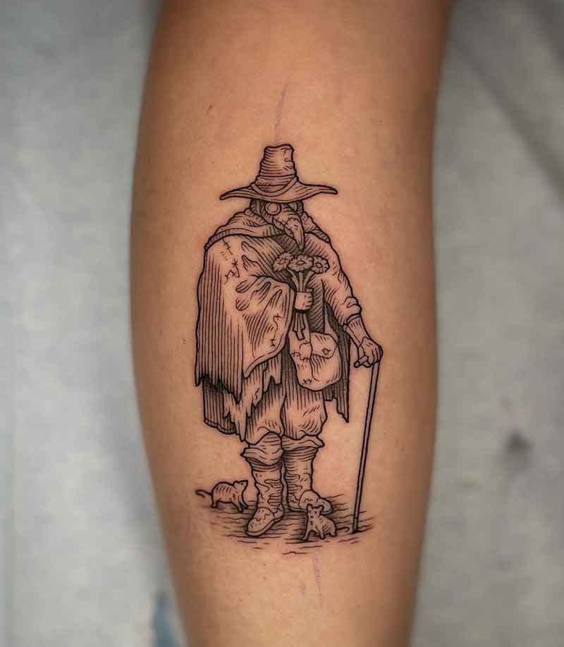 Medieval Plague Doctor Tattoo 3