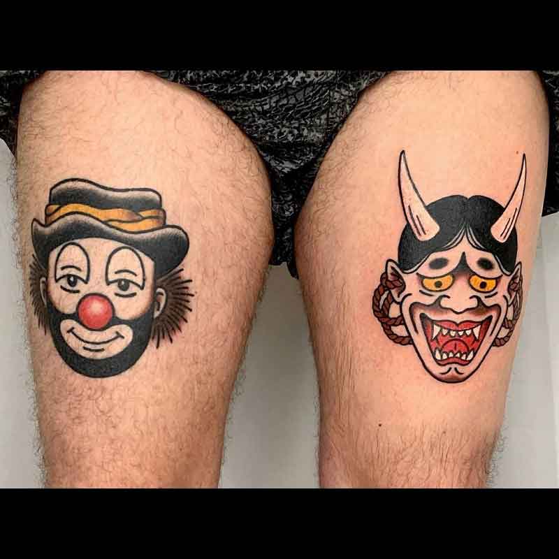 Mexican Clown Tattoo 1