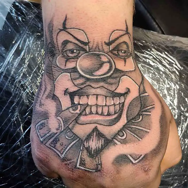Mexican Clown Tattoo 3