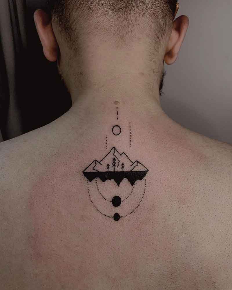 Minimalist Geometric Tattoo 3