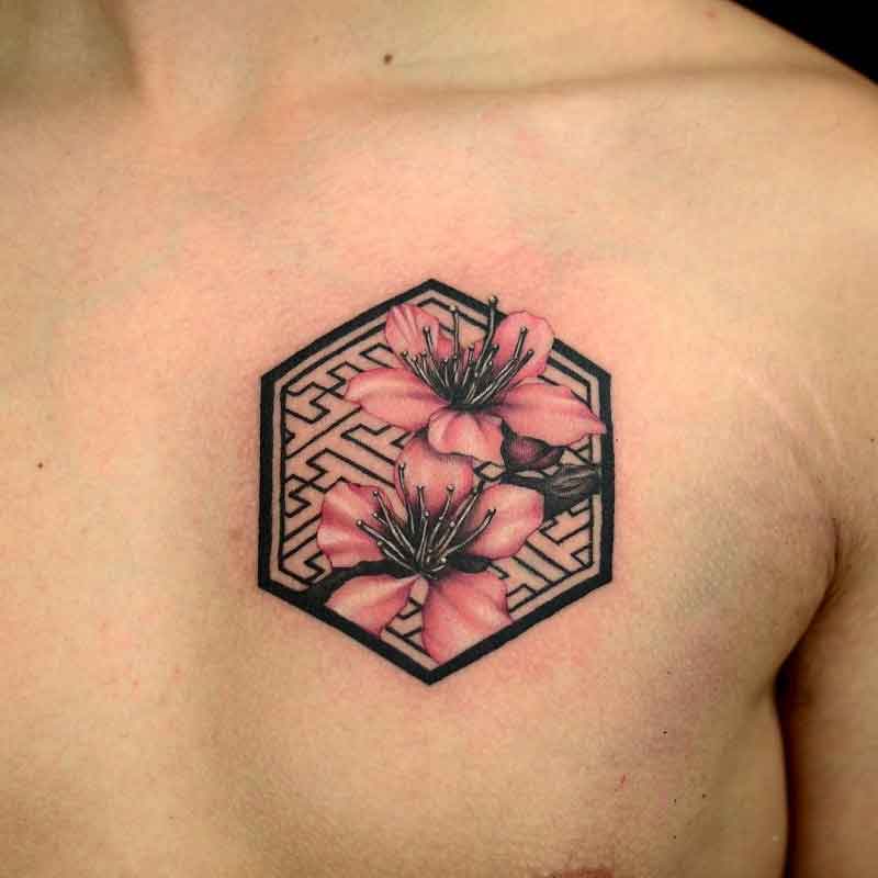Modern Japanese Geometric Tattoo 2