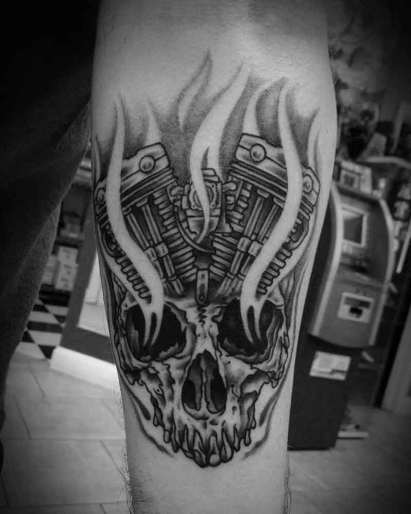 50 Badass Biker Tattoos  Designs Ideas  Pictures  Tattoo Me Now