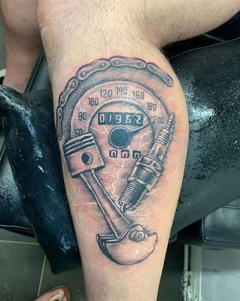 Motorcycle Speedometer Tattoo 1