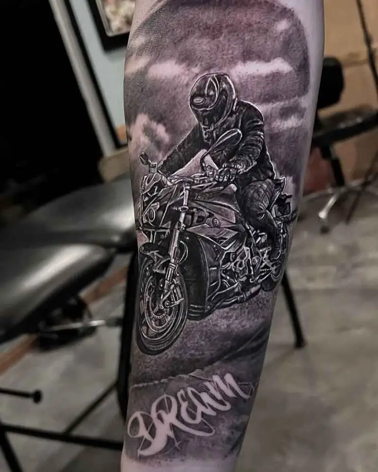 87 Best Motorcycle Tattoo Ideas for Bike Lovers Tattoos Design Idea