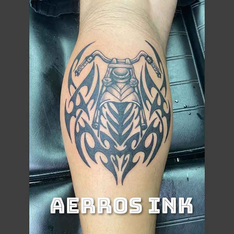 Motorcycle Tribal Tattoo 3