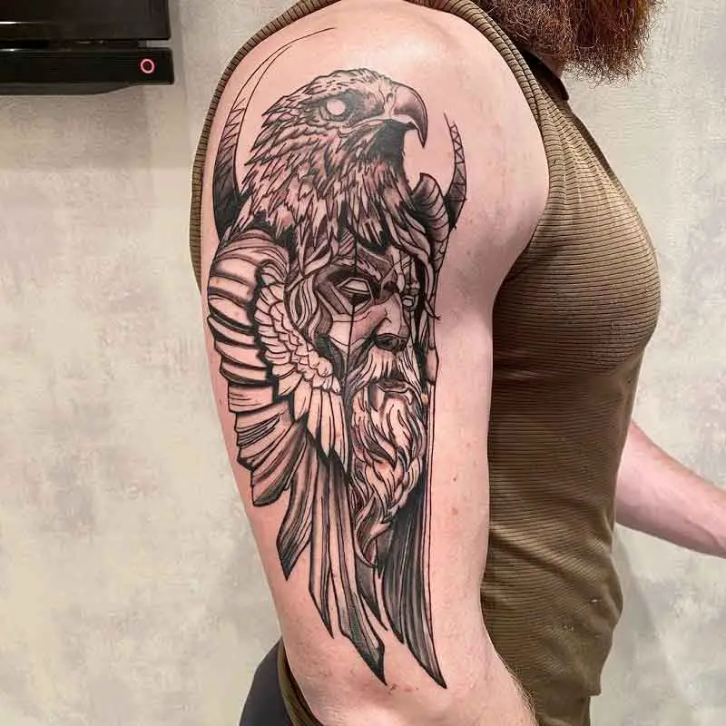 Odin Viking Tattoo 1