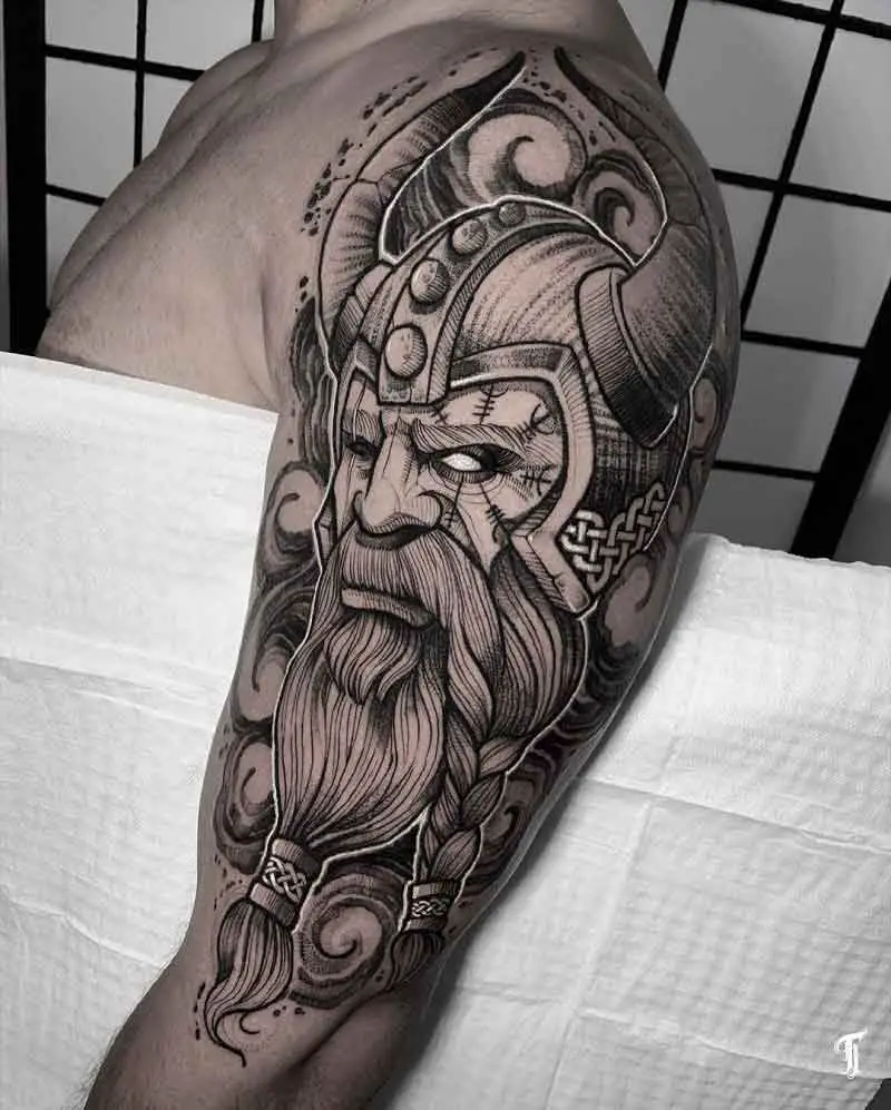 Odin Viking Tattoo 2