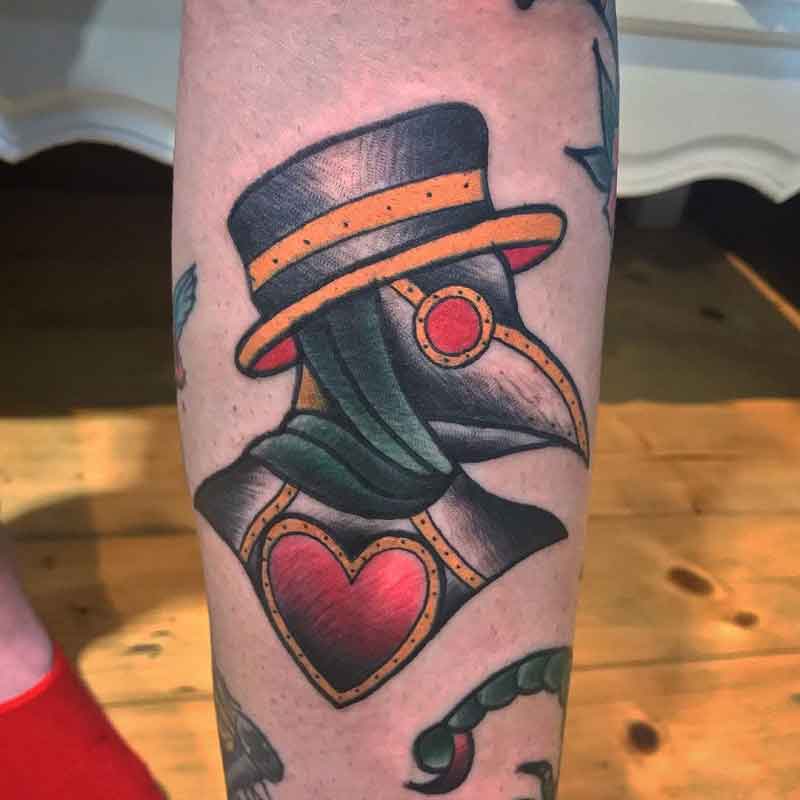 Old School Plague Doctor Tattoo 1