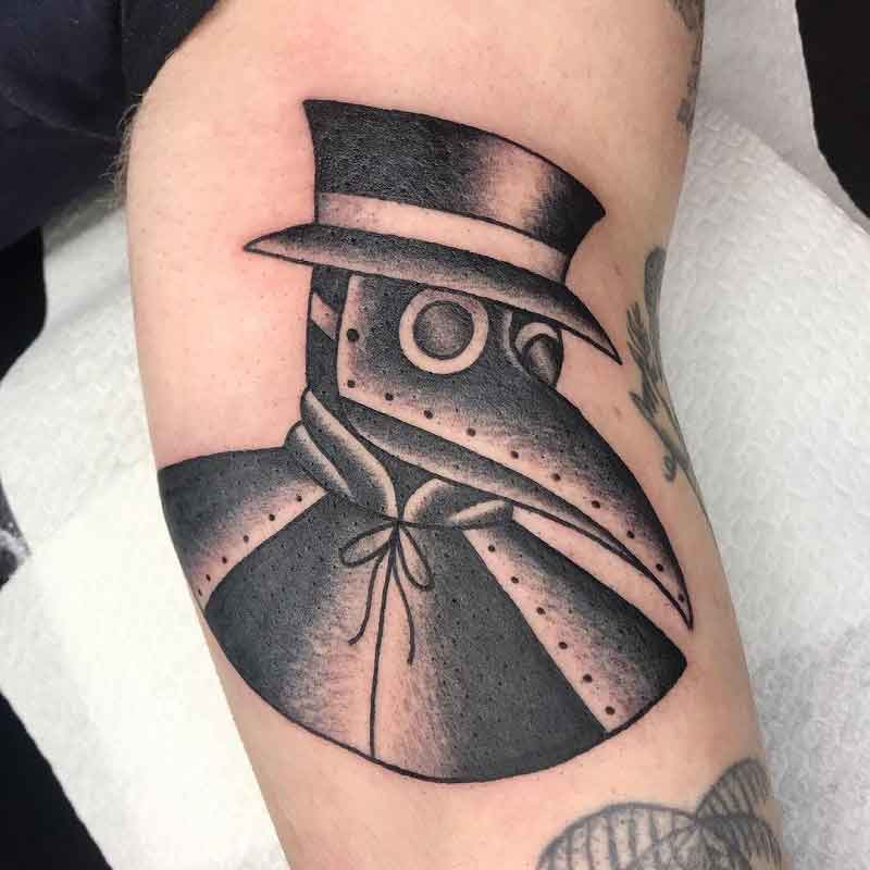 Old School Plague Doctor Tattoo 2