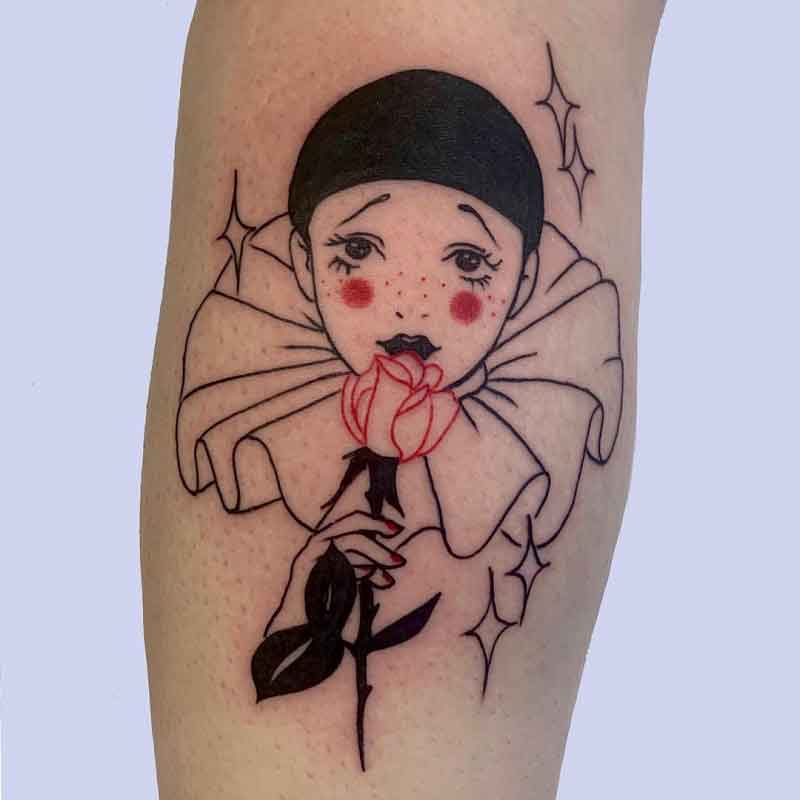 Pierrot Clown Tattoo 2