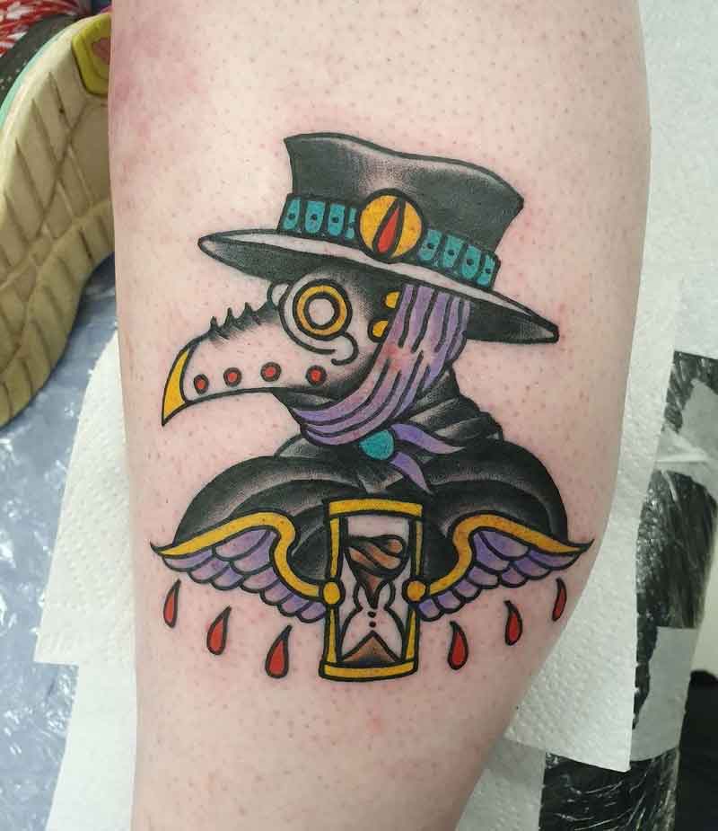 Plague Doctor Tattoo Flash 2