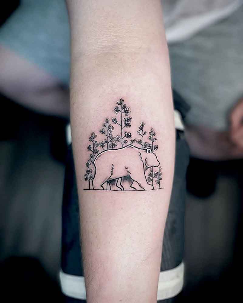 Polar Bear Tattoo 1