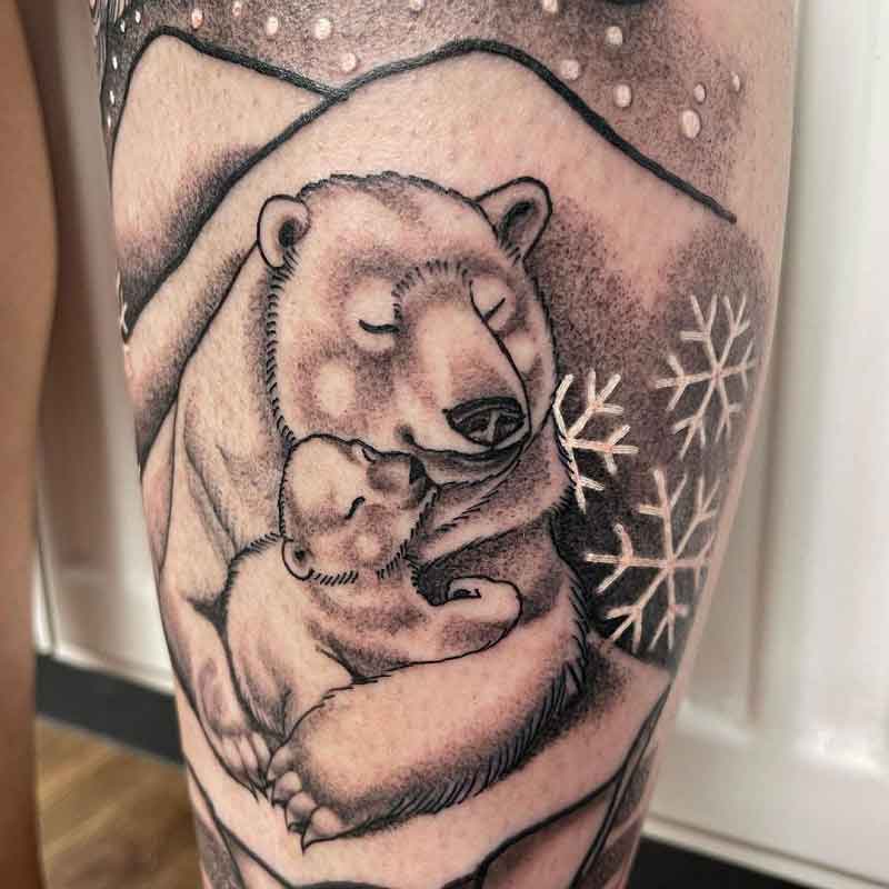 bear tattoo by Dave Koenig TattooNOW